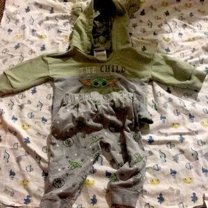 Star Wars baby yoda outfit
